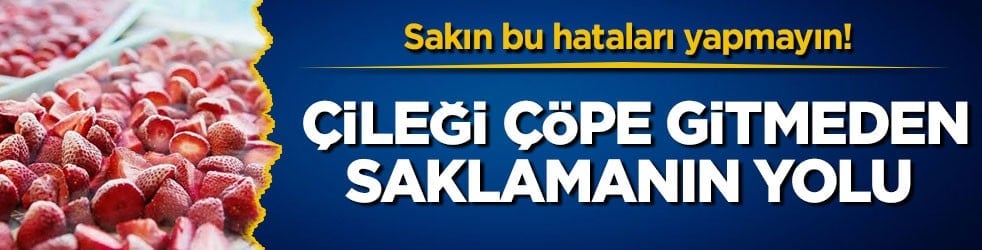Sakın bu hataları yapmayın! Çileği çöpe gitmeden saklamanın yolu