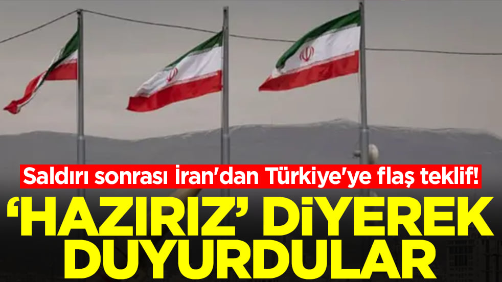Saldırı sonrası İran'dan Türkiye'ye flaş teklif! 'Hazırız' diyerek duyurdular