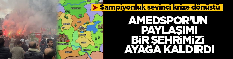 Şampiyonluk sevinci krize dönüştü! Amedspor’un paylaşımı, bir şehrimizi ayağa kaldırdı