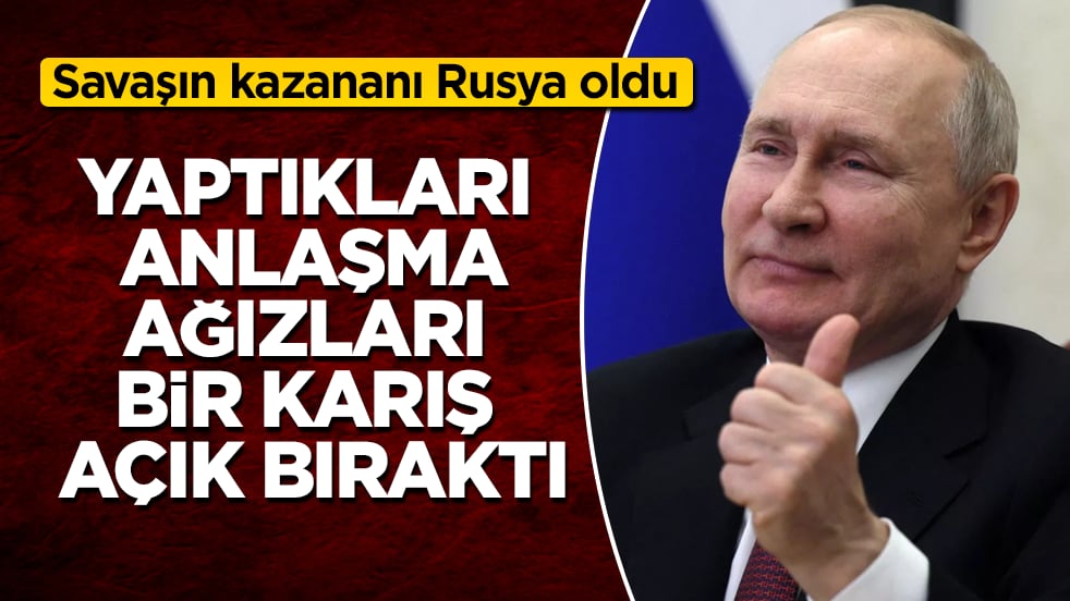 Savaşın kazananı Rusya oldu! Yaptıkları anlaşma, ağızları bir karış açık bıraktı