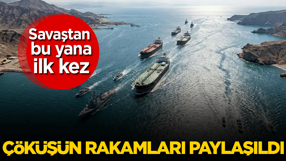 Savaştan bu yana ilk: Çöküşün rakamları paylaşıldı!