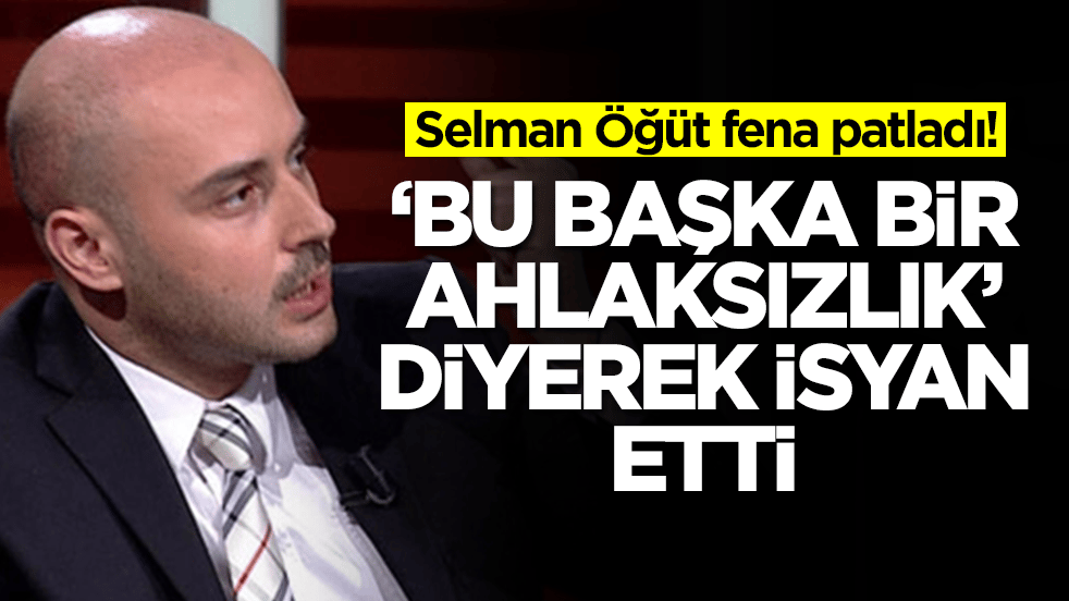 Selman Öğüt fena patladı! 'Bu başka bir ihalksızlık' diyerek isyan etti