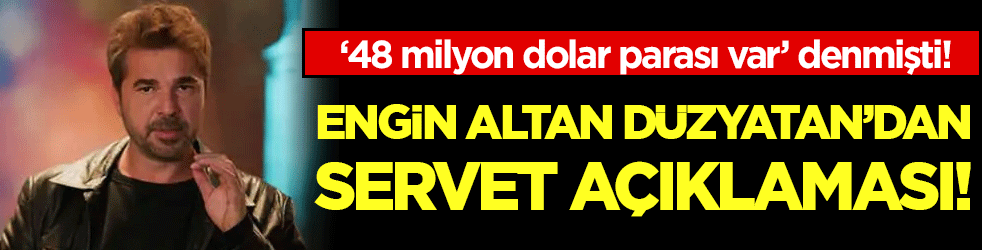 Serveti tartışma konusu olmuştu! Engin Altan Düzyatan'dan açıklama geldi!
