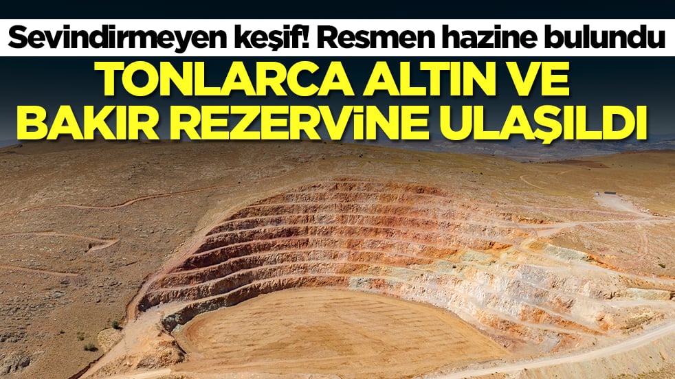Sevindirmeyen keşif! Resmen hazine bulundu: Tonlarca altın ve bakır rezervine ulaşıldı