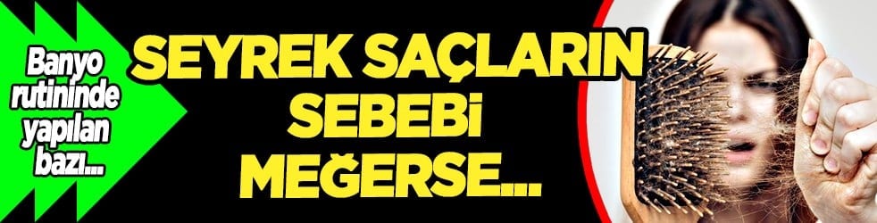 Seyrek saçların sebebi banyodaki o hatada gizli! İşte saçları gürleştiren formül