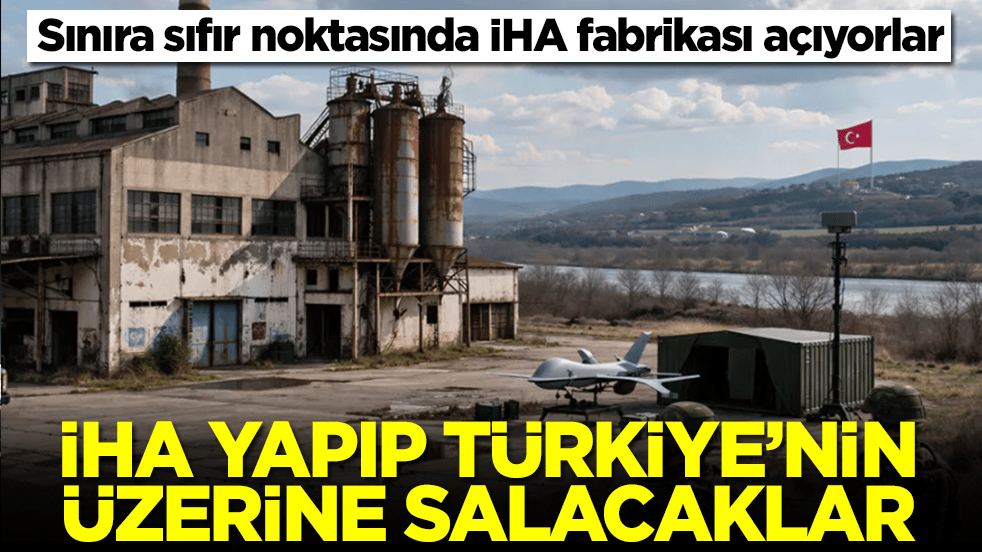 Sınıra sıfır noktasında İHA fabrikası açıyorlar: İHA yapıp Türkiye'nin üzerine salacaklar