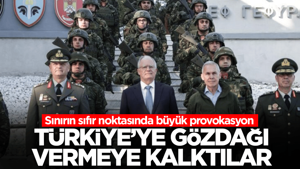 Sınırın sıfır noktasında büyük provokasyon: Türkiye'ye gözdağı vermeye kalktılar
