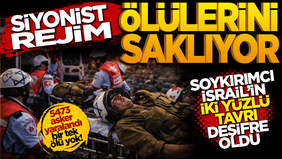 Siyonist Rejim ölülerini saklıyor: Soykırımcı İsrail’in ikiyüzlü tavrı deşifre oldu!