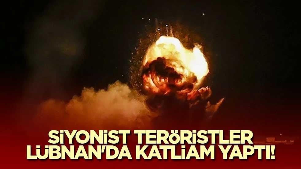 Siyonist teröristler Lübnan'da katliam yaptı!