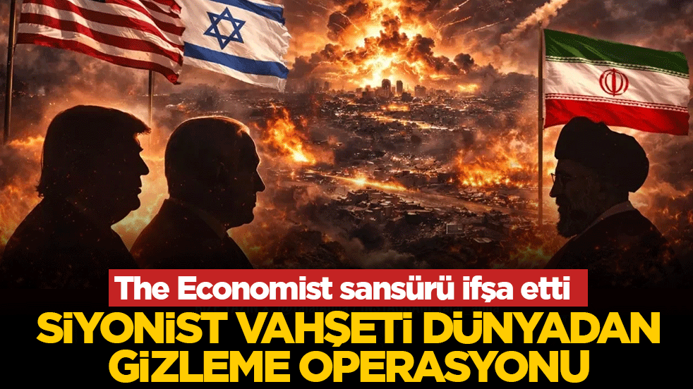 Siyonist vahşeti dünyadan gizleme operasyonu! The Economist sansürü ifşa etti: Uydu görüntüleri siliniyor