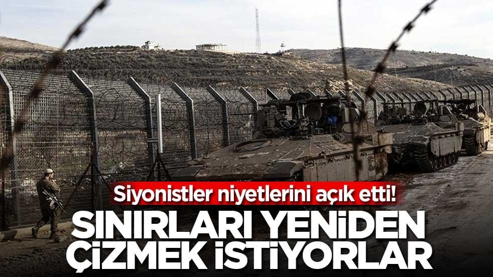 Siyonistler niyetlerini açık etti! Sınırları yeniden çizmek istiyorlar