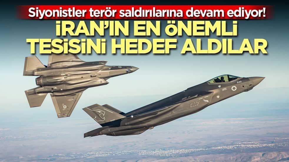Siyonistler terör saldırılarına devam ediyor! İran’ın en önemli tesisini hedef aldılar