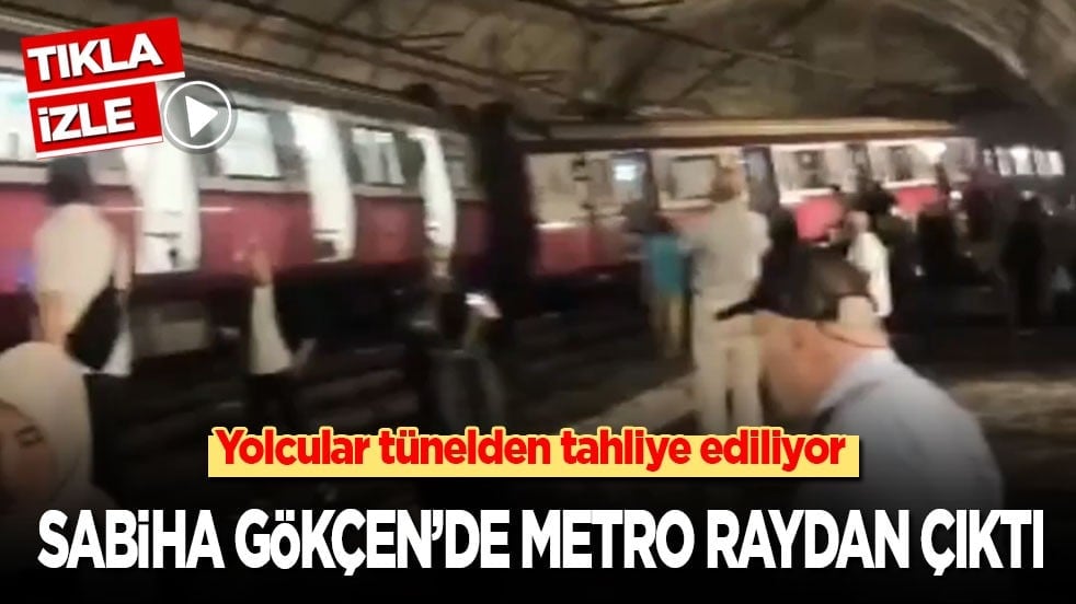 Son dakika! Sabiha Gökçen'de metro raydan çıktı