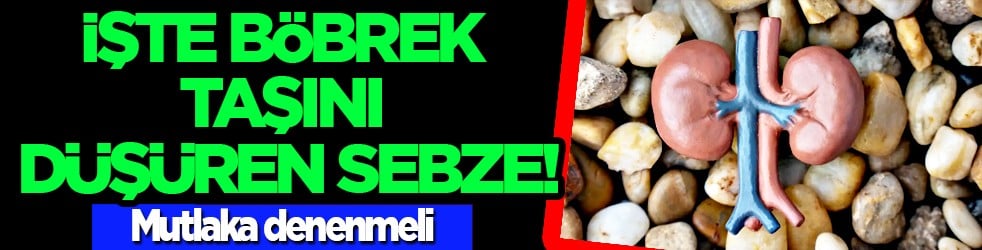 Son yıllarda büyük problem... Böbrek taşını düşüren sebze! C vitamini yüklü...