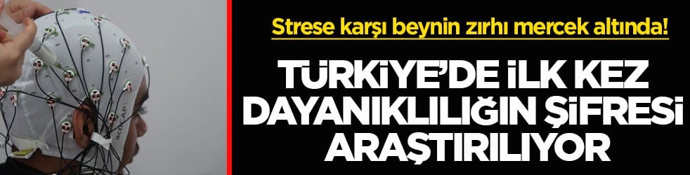 Strese karşı beynin zırhı mercek altında! Türkiye’de ilk kez dayanıklılığın şifresi araştırılıyor