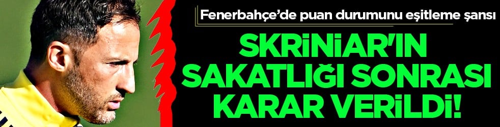 Süper Lig’de puan durumu eşitlenecek mi? Tedesco kararını verdi: Skriniar yoksa...