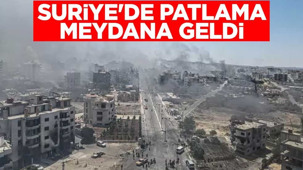 Suriye'de patlama meydana geldi