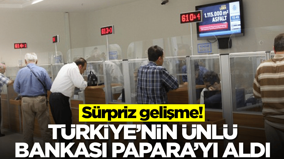 Sürpriz gelişme! Türkiye'nin ünlü bankası 'Papara'yı satın aldı