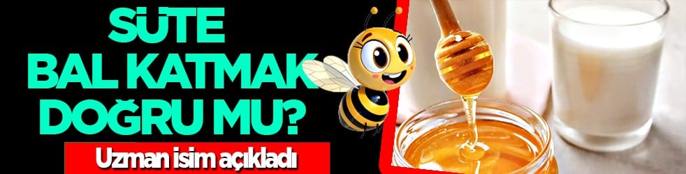 Süte bal katmak ya da balı ısıtmak doğru mu? Diyetisyeni bir dinleyin bakın ne diyor!...