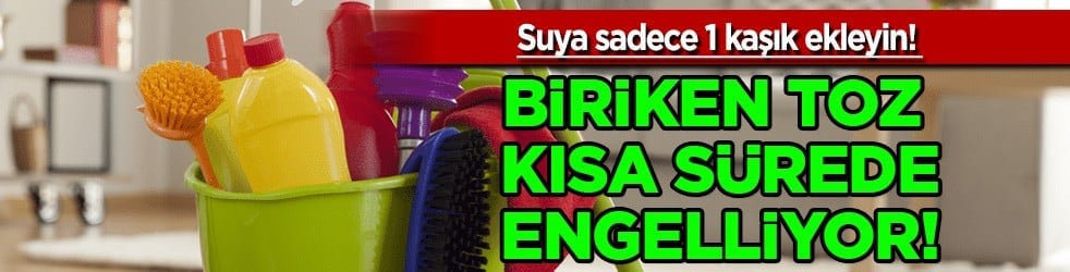Suya sadece 1 kaşık ekleyin! Parkelerin günlerce toz tutmasını kısa sürede engelliyor!