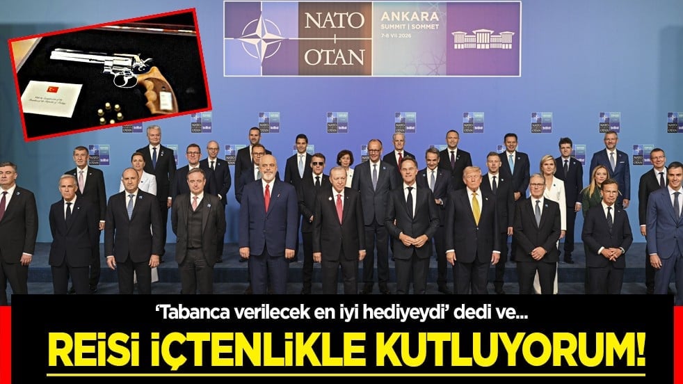 Tabanca verilecek en iyi hediyeydi: Reisi içtenlikle kutluyorum!