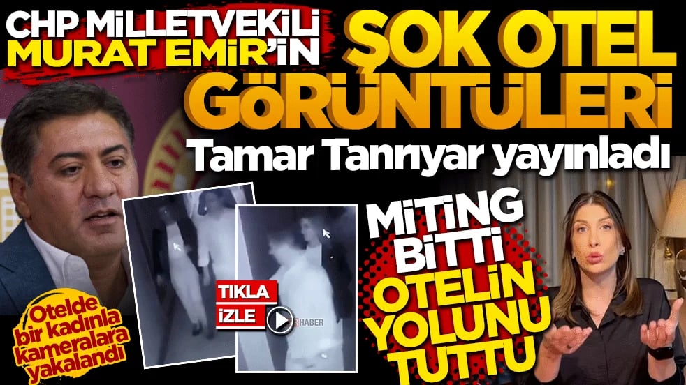Tamar Tanrıyar Murat Emir’in bir kadınla otel görüntülerini yayınladı! İşte o görüntüler