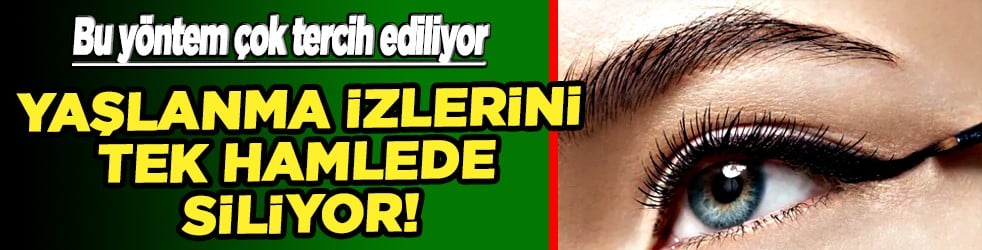 Tek bir dokunuşla yaşlanma izlerini tek hamlede siliyor! Düşük göz kapağını 3 saniyede...