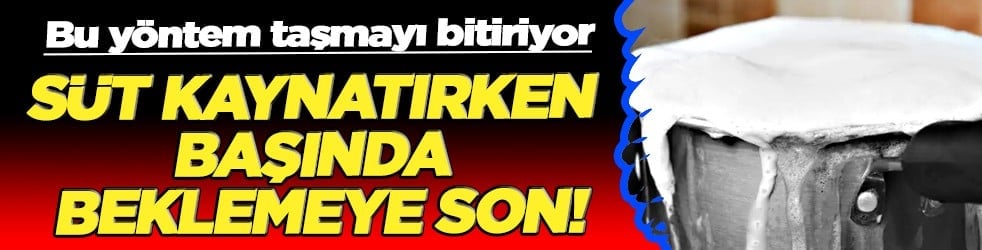 Tencere detayına dikkat! Süt kaynatırken başında beklemeye son! Bu yöntem taşmayı anında durduruyor!