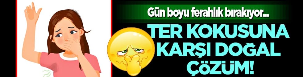 Ter kokusuna karşı doğal çözüm! 10 damla onu damlatın ve gün boyu...
