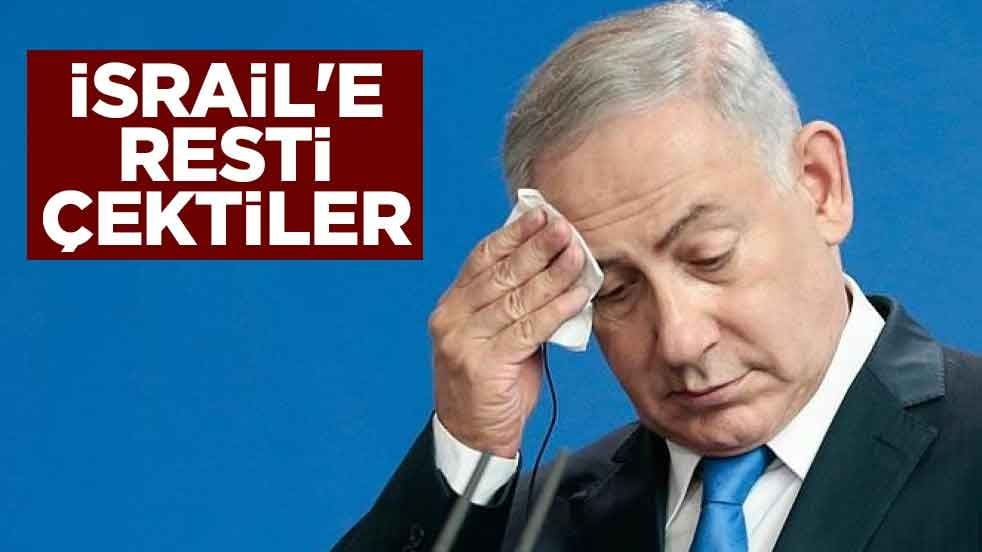 Terör devleti İsrail'e resti çektiler