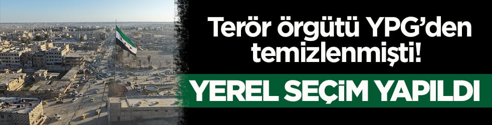 Terör örgütü YPG’den temizlenmişti! Rakka’da yerel seçim yapıldı