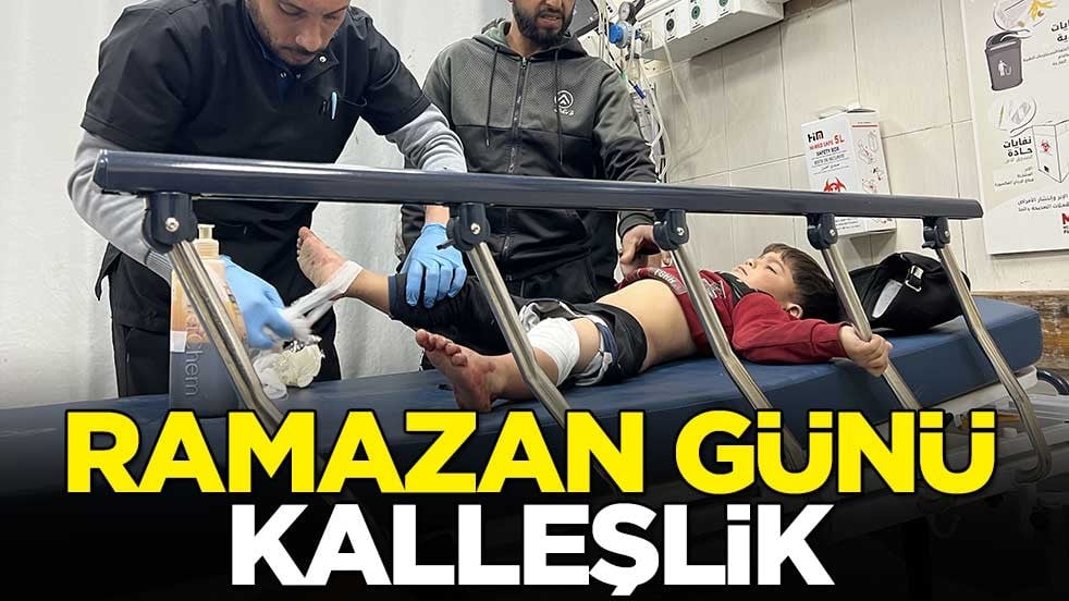 Terörist İsrail'den ramazan günü kalleşlik