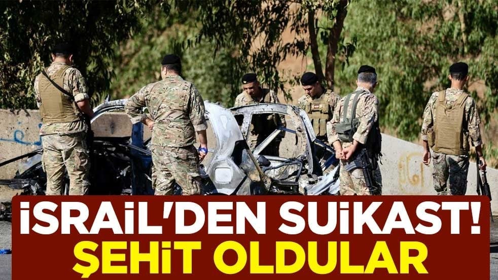 Terörist İsrail'den suikast! Şehit oldular