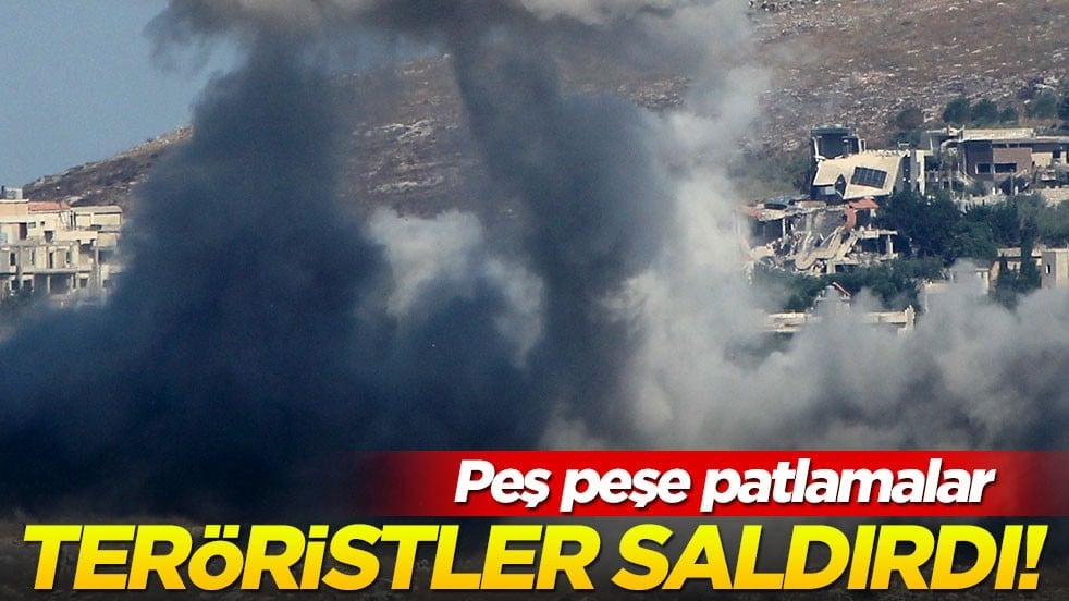 Teröristler saldırdı: Peş peşe patlamalar! Neyse ki korkulan olmadı