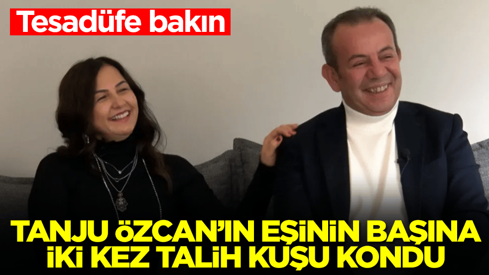 Tesadüfe bakın: Tanju Özcan'ın eşi Mehtap Özcan Mısırlıoğlu'nun başına iki kez talih kuşu kondu