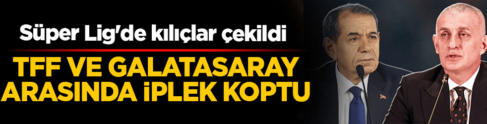 TFF’den Galatasaray’a kısa ve net cevap: Futbol ayak oyunu değil, bir spordur