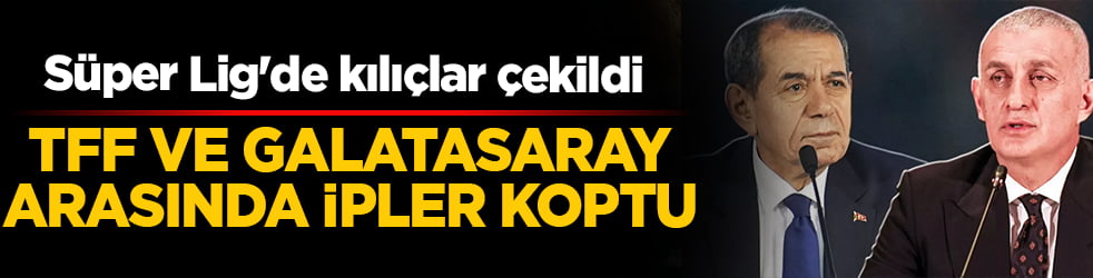 TFF’den Galatasaray’a kısa ve net cevap: Futbol ayak oyunu değil, bir spordur