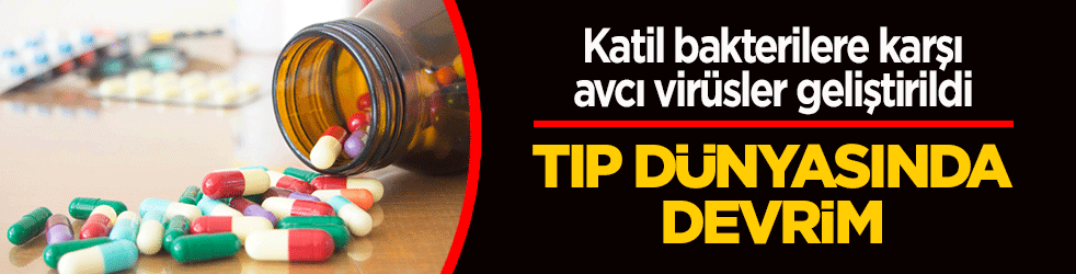 Tıp dünyasında devrim! Katil bakterilere karşı avcı virüsler geliştirildi