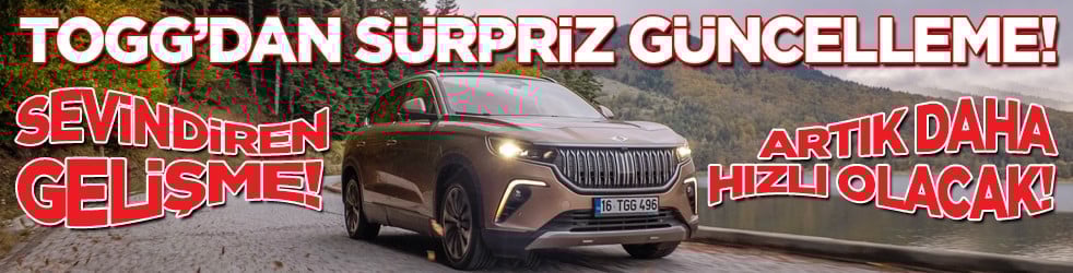Togg’dan sürpriz güncelleme! T10X kullanıcılarını sevindiren gelişme! Artık daha hızlı olacak!