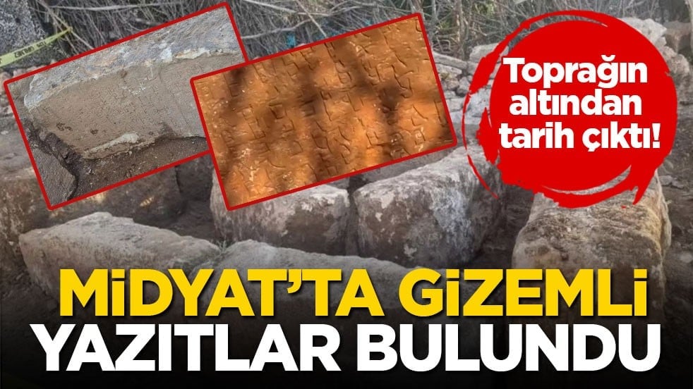 Toprağın altından tarih çıktı! Midyat’ta gizemli yazıtlar bulundu
