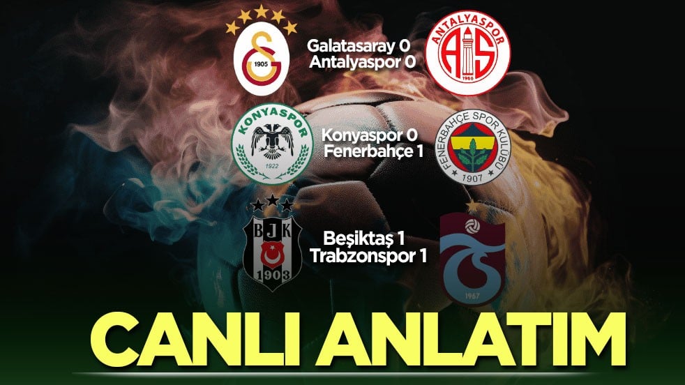 Trendyol Süper Lig'in 33. hafta maçları - CANLI ANLATIM