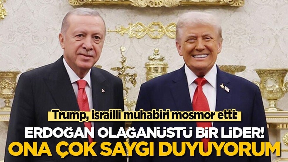 Trump: Erdoğan harika bir lider! Ona saygı duyuyorum! Çok da iyi dostumdur
