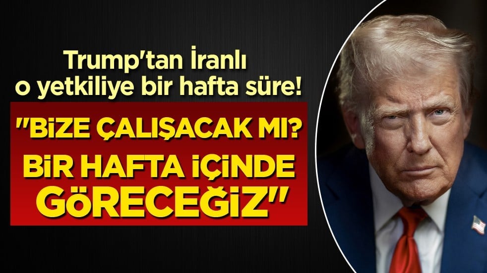 Trump: Kalibaf'ın ABD ile çalışıp çalışmayacağını göreceğiz