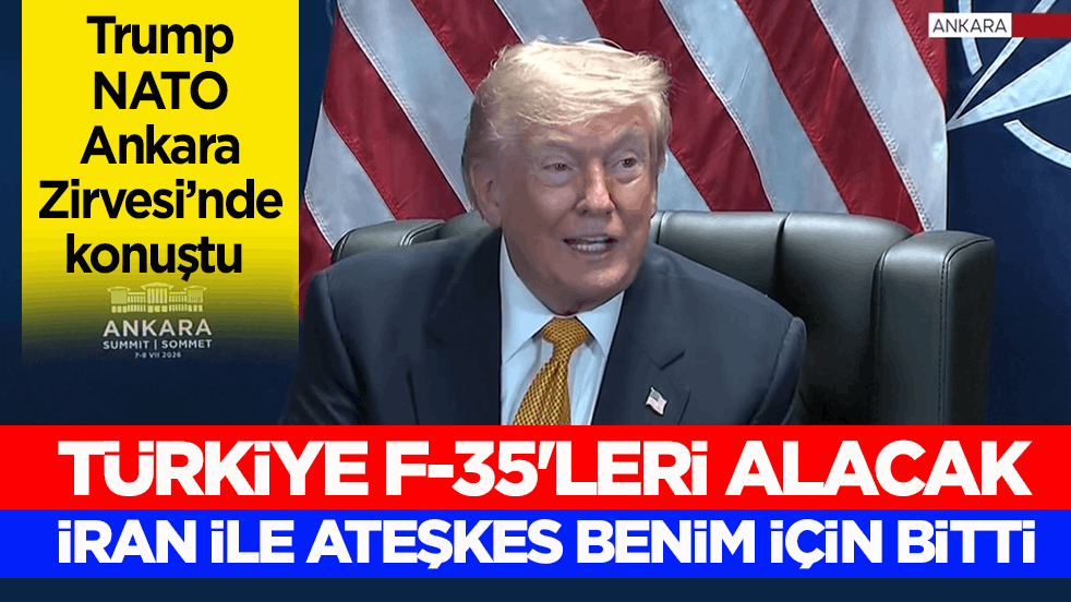 Trump NATO Ankara Zirvesi’nde konuştu: İran ile ateşkes benim için bitti