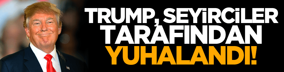 Trump, seyirciler tarafından yuhalandı!