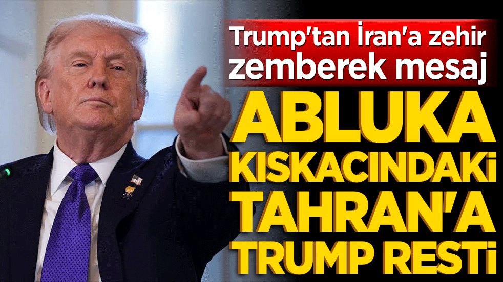 Trump'tan İran'a zehir zemberek mesaj: "Liderleri artık yok, zaman onlar için daralıyor!"