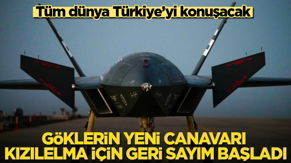 Tüm dünya Türkiye’yi konuşacak! Göklerin yeni canavarı Bayraktar KIZILELMA için geri sayım başladı