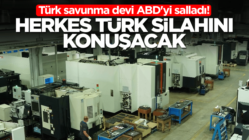 Türk savunma devi ABD'yi salladı! Herkes Türk silahını konuşacak