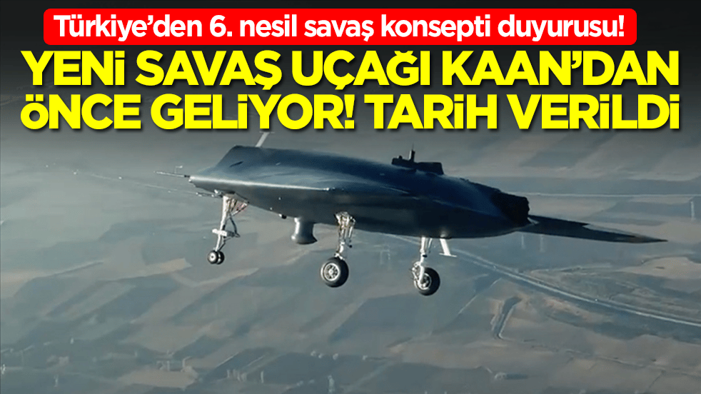 Türkiye 6. nesil savaş konsepti duyurusu! Yeni savaş uçağı MMU Kaan'dan önce geliyor, tarih verildi