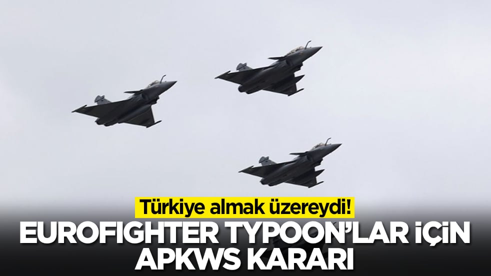 Türkiye almak üzereydi! Eurofighter Typhoon'lar için APKWS kararı
